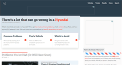 Desktop Screenshot of hyundaiproblems.com
